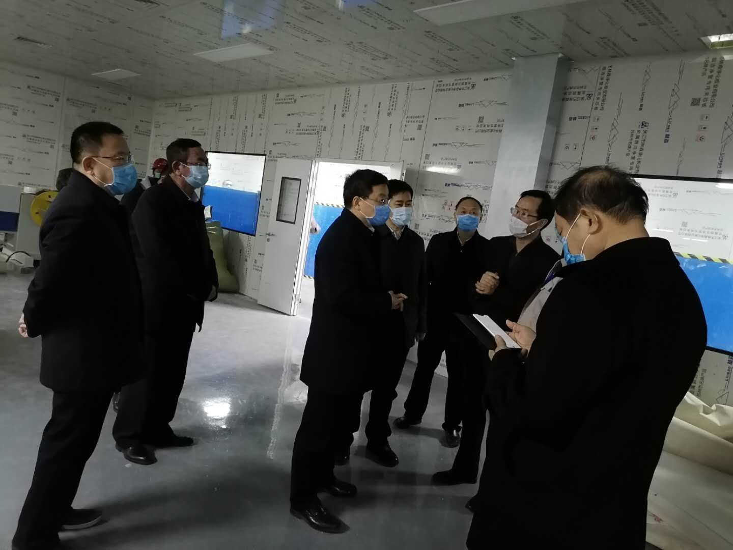 于海田市长到公司调研复工复产情况